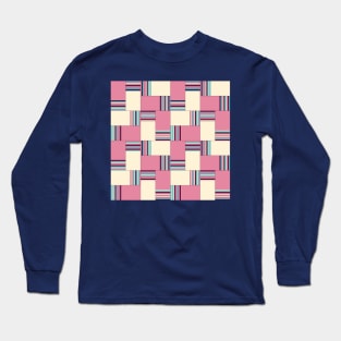 Pink Rainbow Tiles Long Sleeve T-Shirt